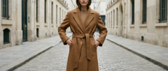 Stylizacje z paskiem – jak nosić płaszcz wełniany, by podkreślić talię?